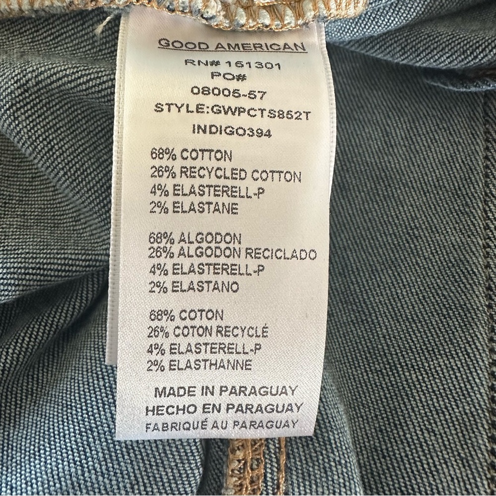 Good American Women's Palazzo Jeans Cropped Anthropology NWT NEW Plus Size 22W - Picture 14 of 16